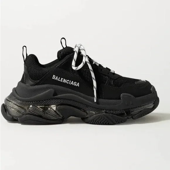 Balenciaga | Shoes | Balenciaga Triple S Black Clear Sole  display picture 2